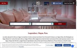Westgate Las Vegas Resort & Casino website