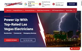 Pacific Electric Inc of Las Vegas website