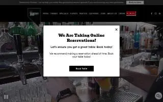 Reno Bar and Grill website