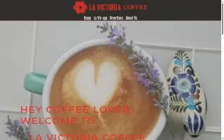 La Victoria Coffee website