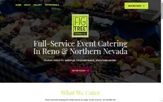 Fig Tree Catering website