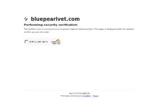 BluePearl Pet Hospital of Newark website