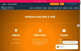 Medical Offices of Manhattan - Midtown website