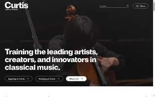 Curtis Music Studio website