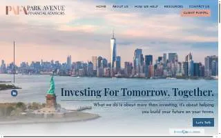 Park Avenue Financial Advisors website