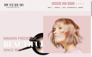 New York New York Hair Salon And Day Spa website
