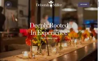 Deborah Miller Catering & Events website
