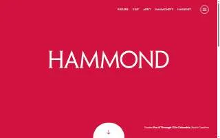 Hammond Animal Hospital website