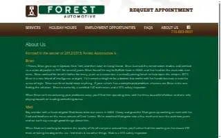 Forest Automotive website