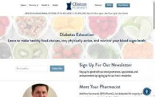 Clinton Pharmacy of Buffalo website