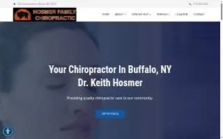 Hosmer Family Chiropractic website