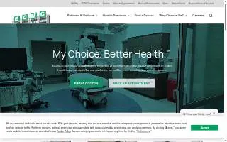 ECMC Family Health Center website