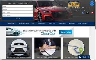 River Front Auto Sales website