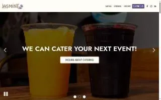 Jasmine Restaurant & Cafe website