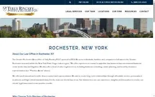 Tully Rinckey PLLC of Rochester website