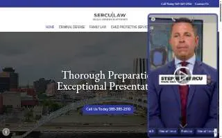 Sercu Law of Rochester website