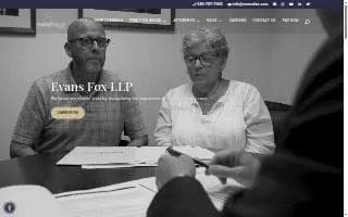 Evans Fox LLP of Rochester website