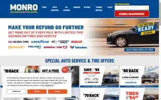 Monro Auto Service and Tire Centers of Charleston website