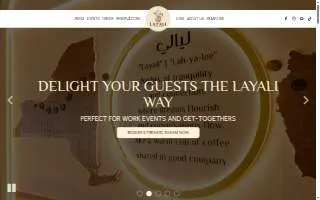 Layali Coffee House of Rochester website