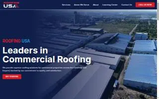Roofing USA of Mt Pleasant website