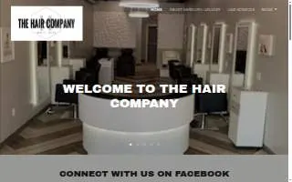 The Hair Company of Albany website