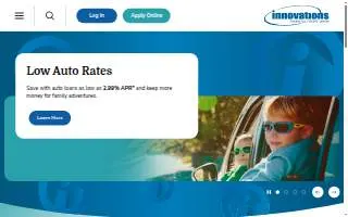 Innovations NY hair salon website