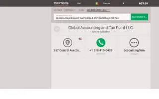 Global Accounting and Tax Point LLC website