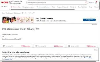 CVS Pharmacy of Albany website