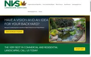 NVS Landscape Services of Albany website