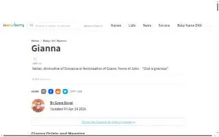 Gianna's Family Deli website
