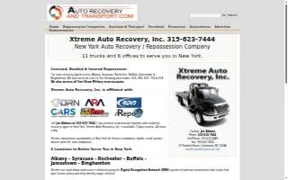 Extreme Auto Transport website