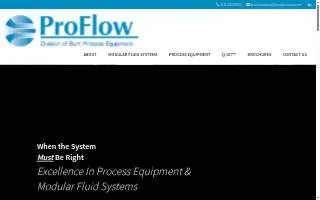 Proflow Plumbing and Heating Corp. website