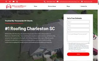 MasterRoof Contracting of Mt Pleasant website