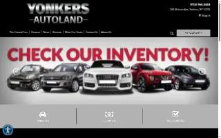 Yonkers Autoland website