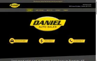 Daniel Auto Sales of Yonkers website