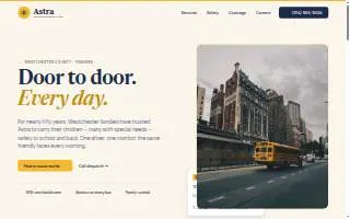 Astra Transportation Co website