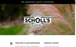Scholl's Landscaping, LLC website
