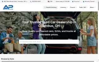 Auto Palace of Columbus website
