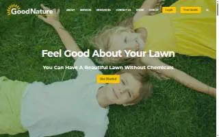 Good Nature Organic Lawn Care of Akron website