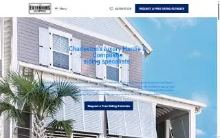 Holy City Roofing and Exteriors website