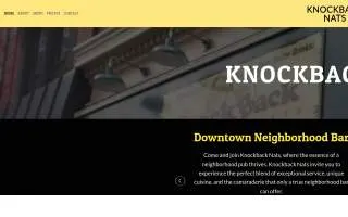 Knockback Nats website