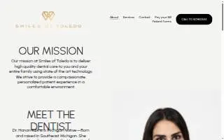 Smiles of Toledo Dental website