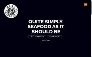 Real Seafood Company - Toledo website
