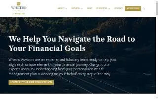 Whetro Wealth Management website