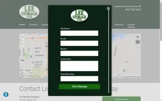 Lee Storage & Distribution website