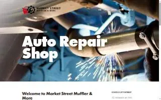 Auto Repair Akron - Market Street Muffler & More website