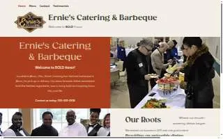 Ernie's Catering, LLC website