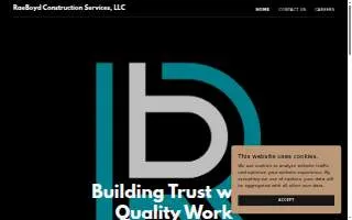RaeBoyd Construction Services website