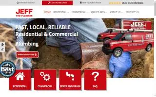 Jeff The Plumber website