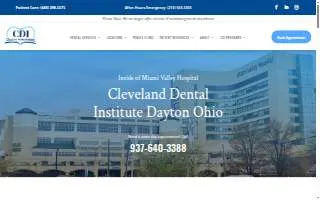 Miami Valley Hospital Dental Center website